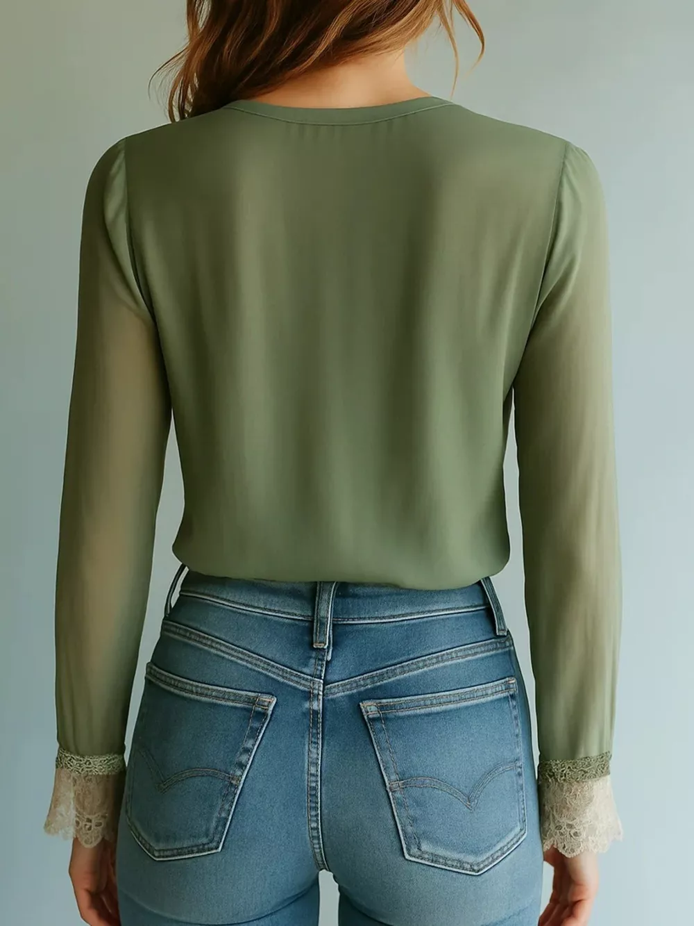 Lace Detail Floral Blouse, image 3