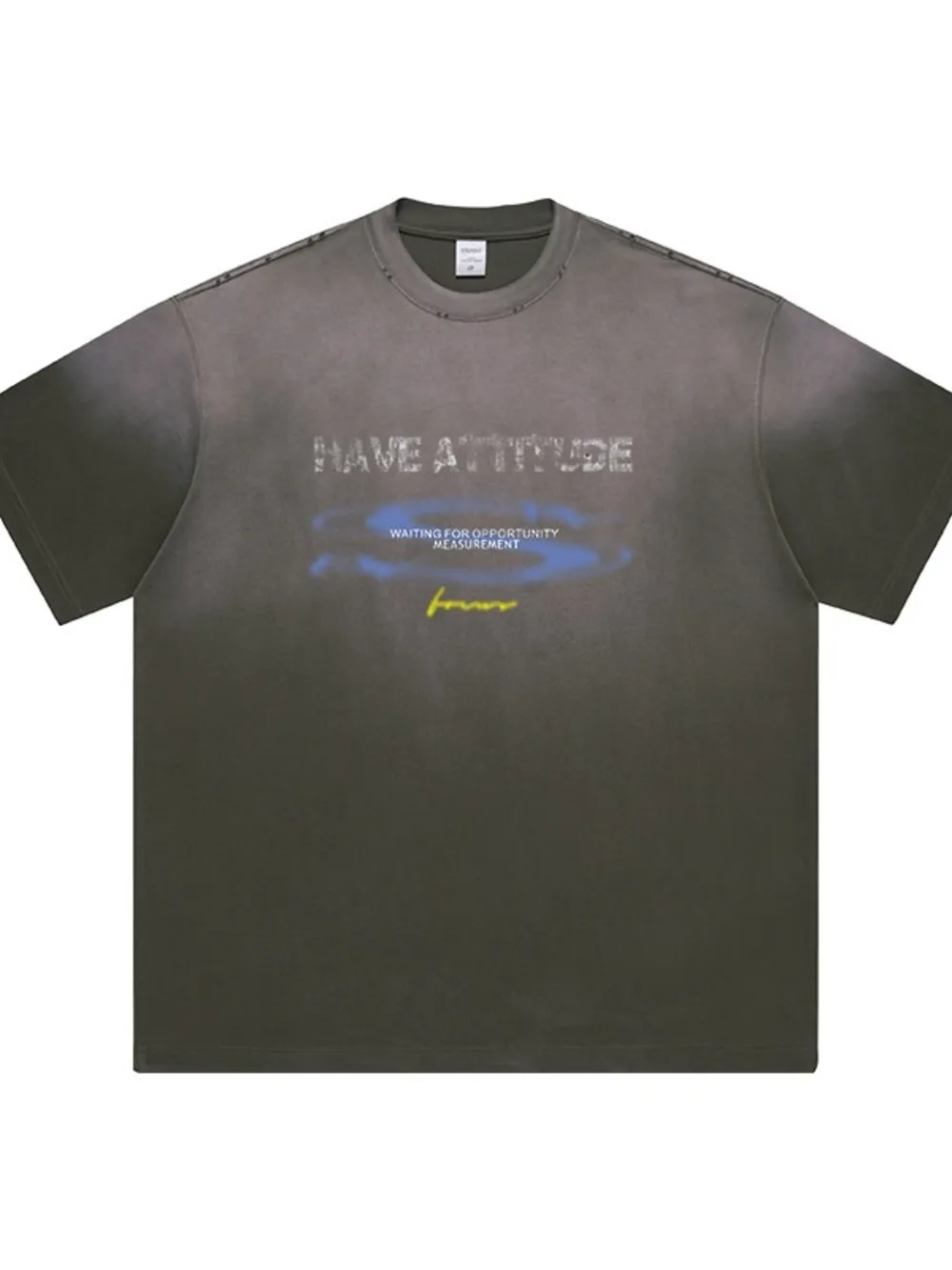 Men's Oversized Round Neck Short Sleeve T-Shirt, image 6