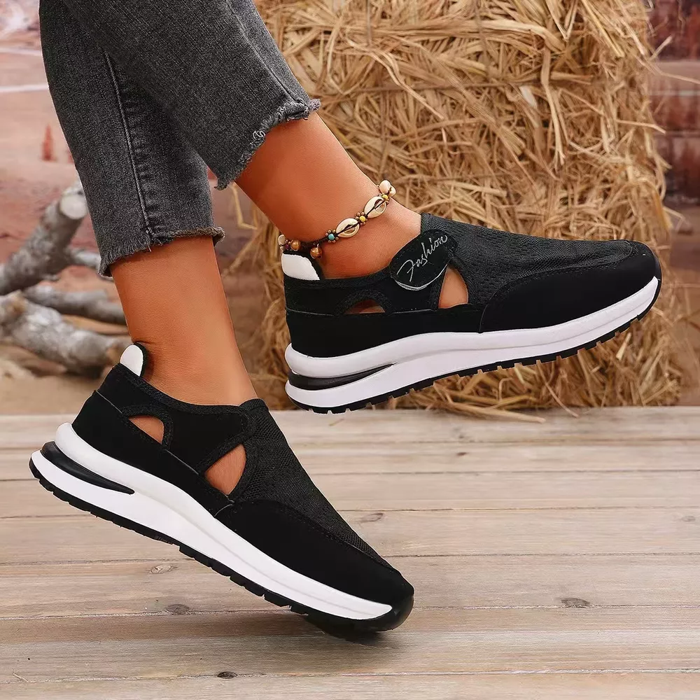Breathable Mesh Velcro Shoes, image 5