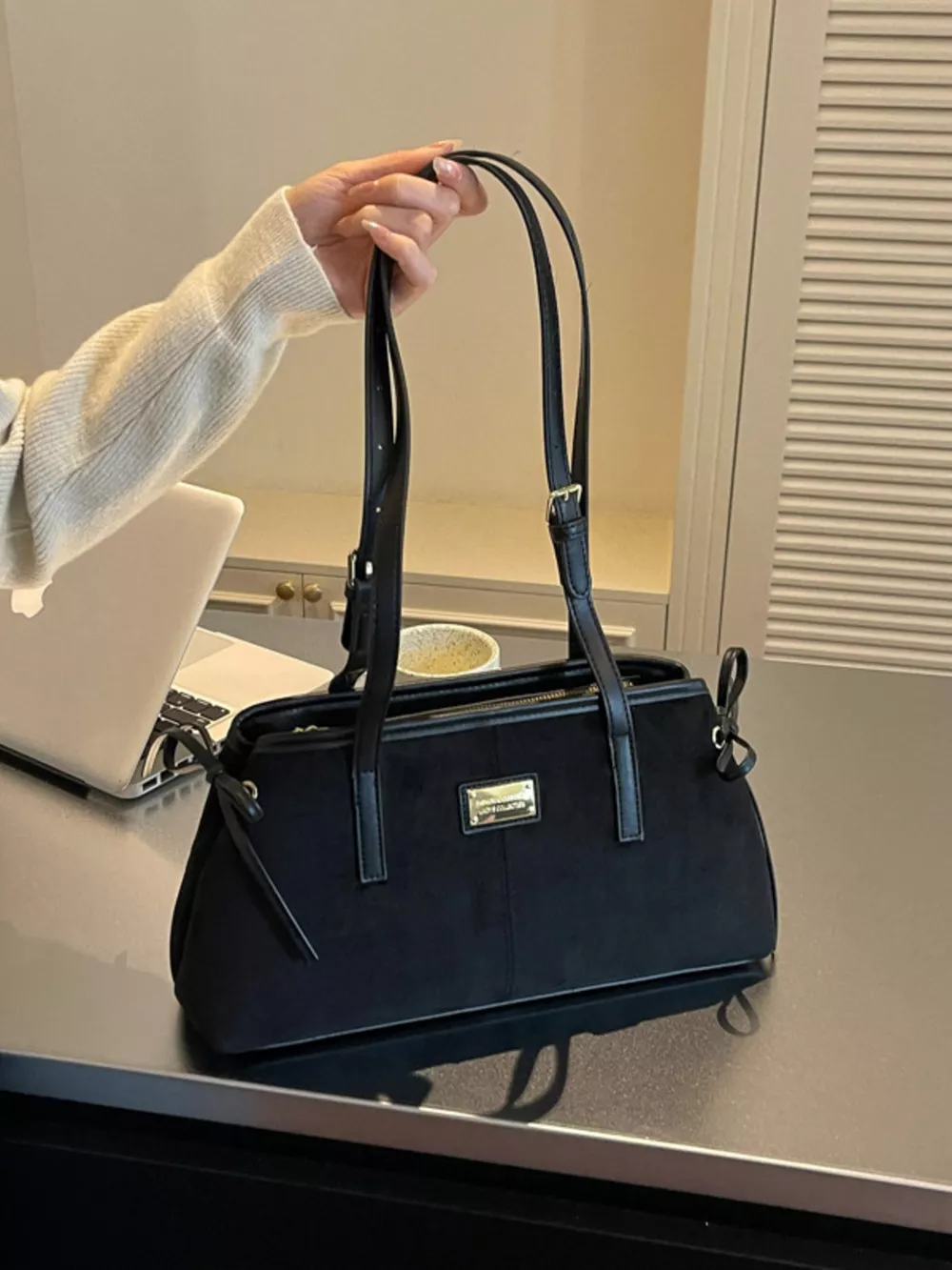 Side Tied Shoulder Bag, image 2