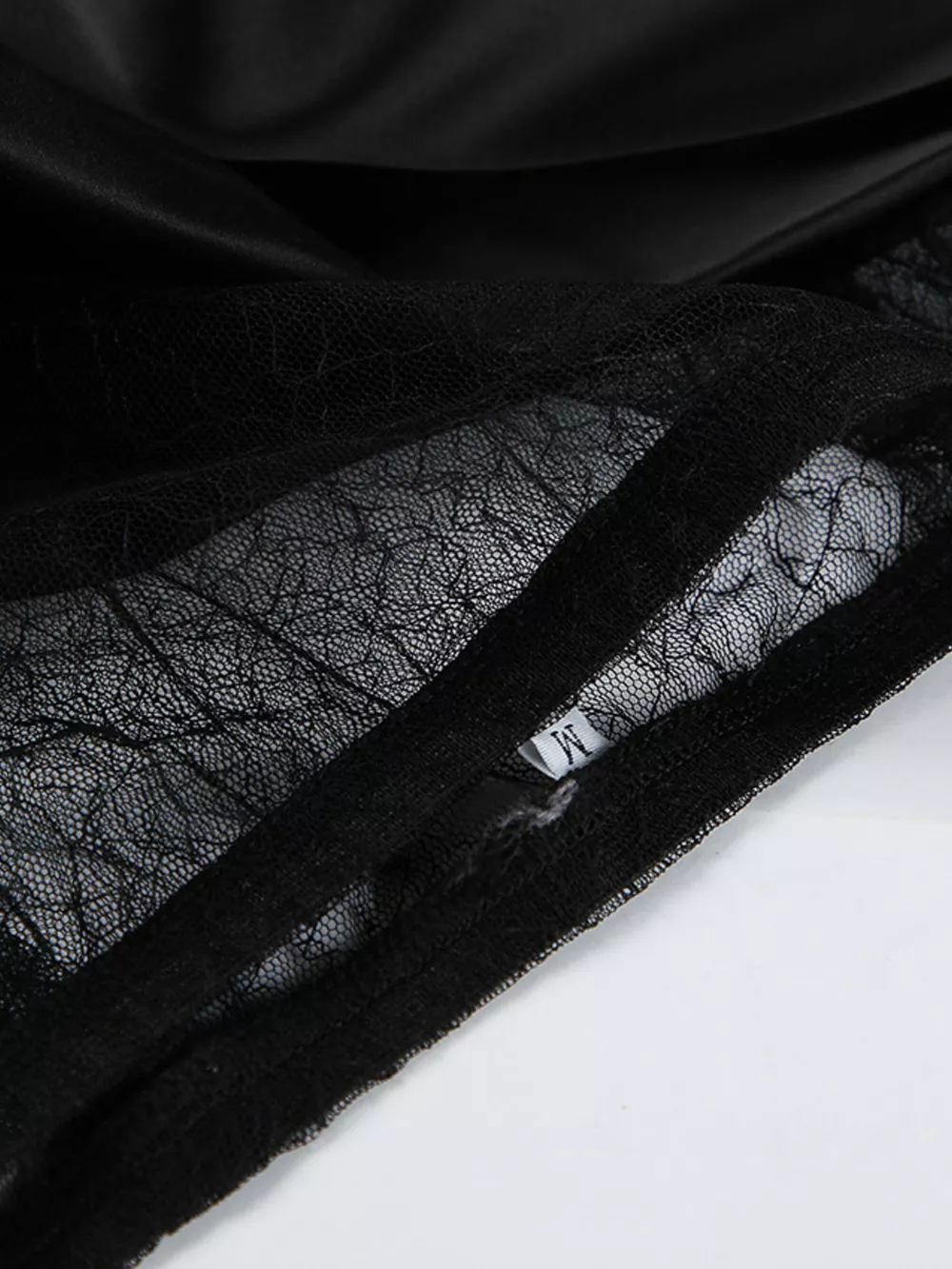 Lace Panel Midi Skirt, image 8