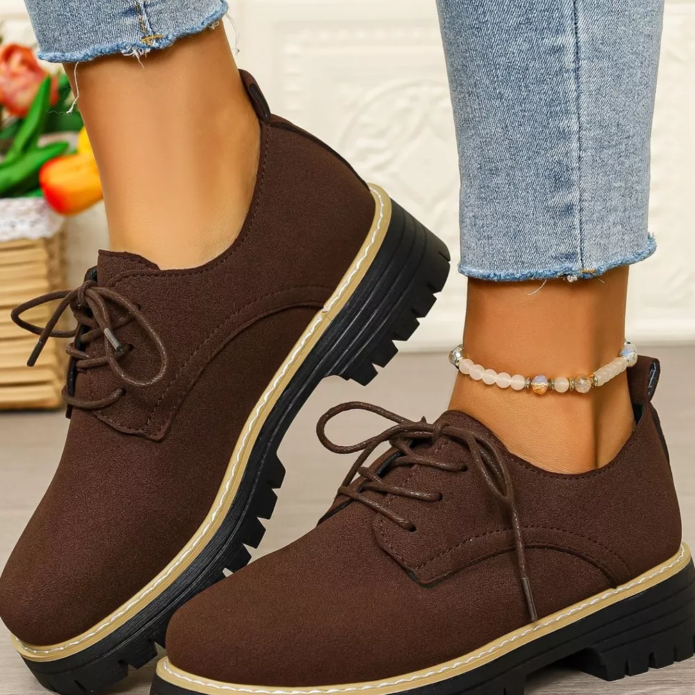 Lace-Up Platform Loafers, image 18