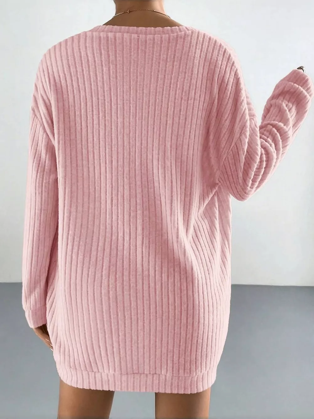 3-Piece Ribbed Knit Cardigan & Tube Top and Shorts Set, image 5