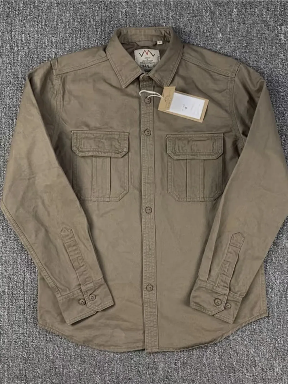Men's Plus Size Button Up Long Sleeve Shirt, image 3