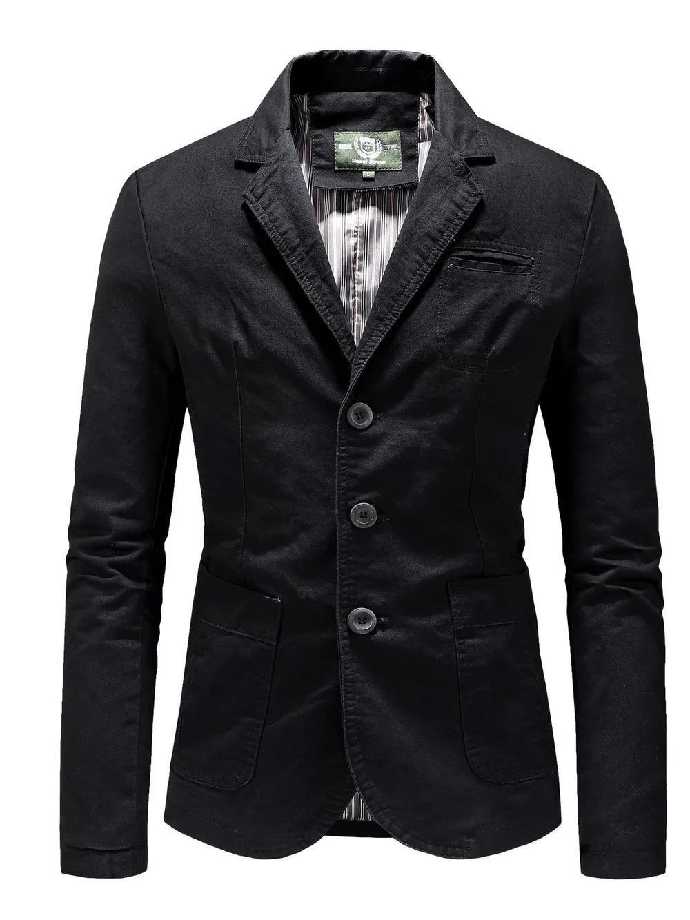 Men's Plus Size Casual Button Up Blazer