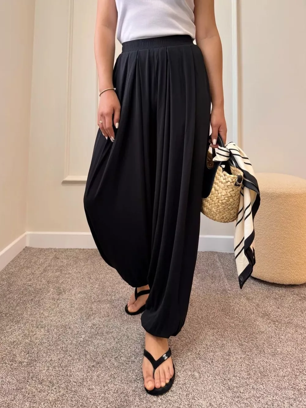High-Waisted Wide-Leg Pants, image 3