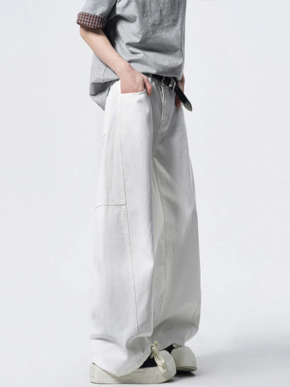 Men's Wide Leg Jeans, image 5