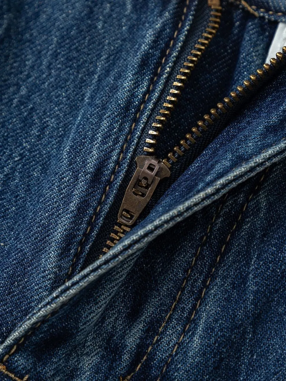 Men's Washed Denim Bermuda Shorts, image 7