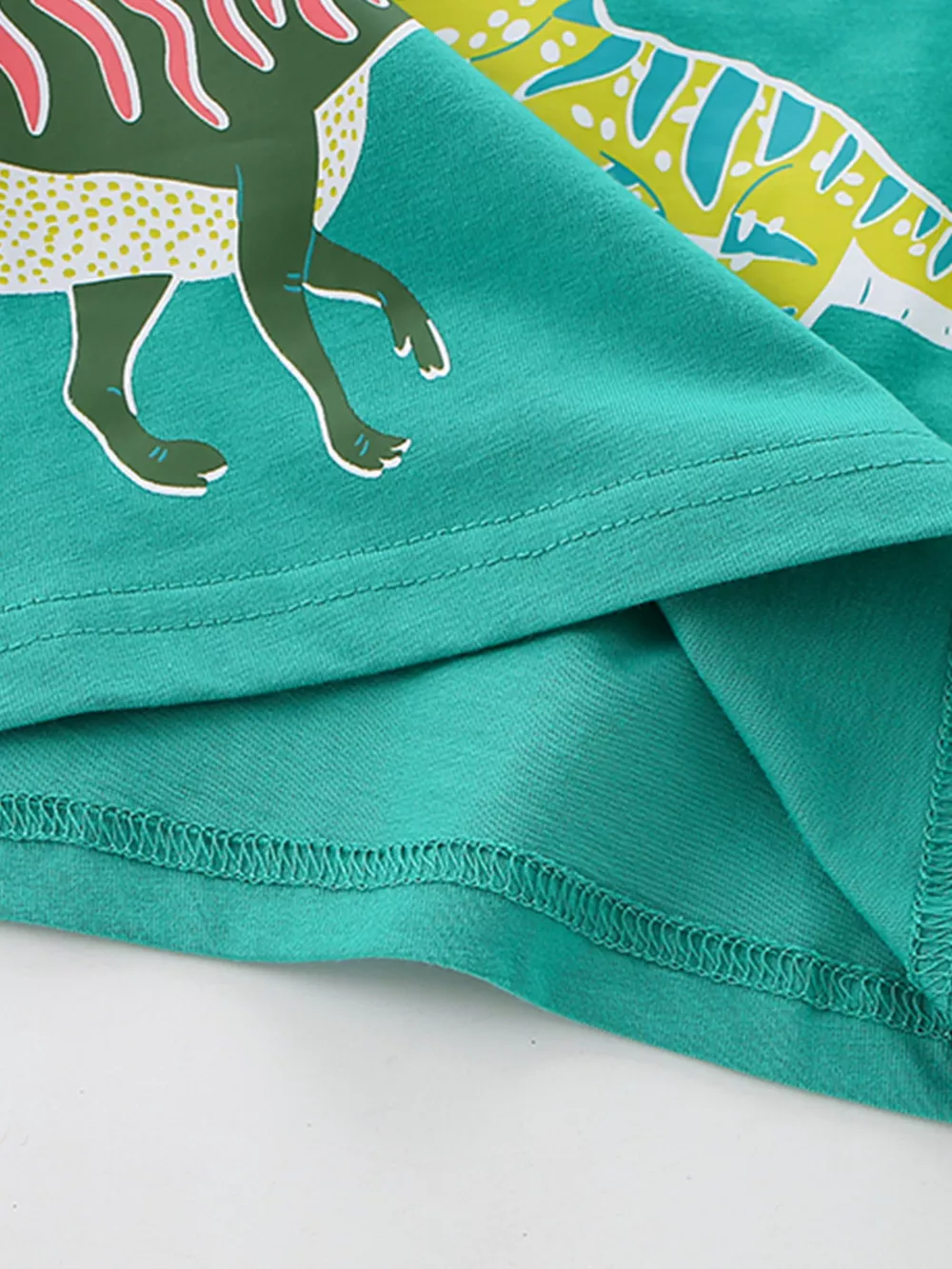 Children's Dinosaur Print Crew Neck Short Sleeve T-Shirt, image 4
