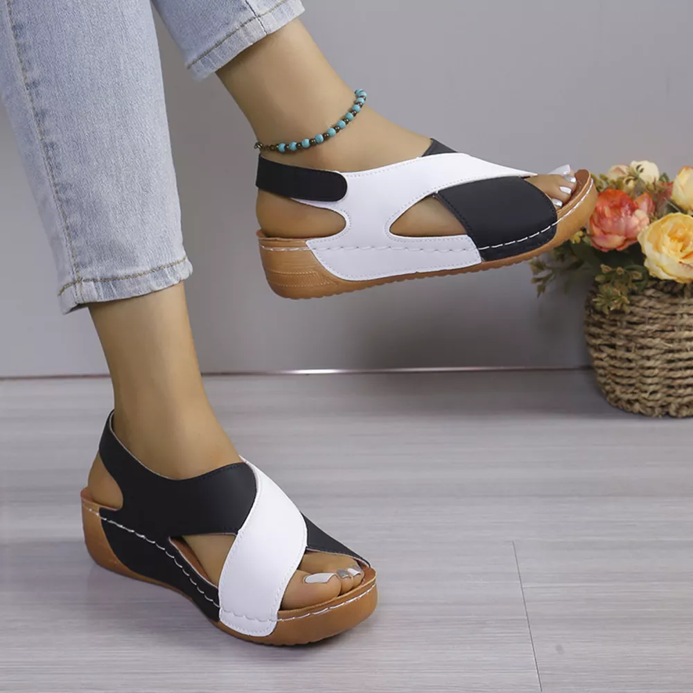 Open Toe Wedge Sandals, image 3