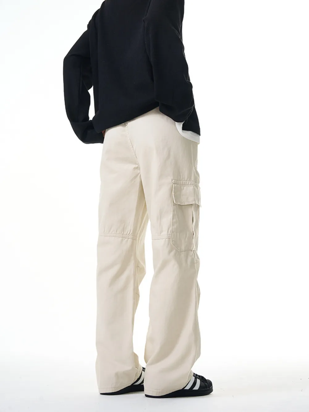 Men's Full Size Loose Fit Cargo Pants Plus Size, image 3