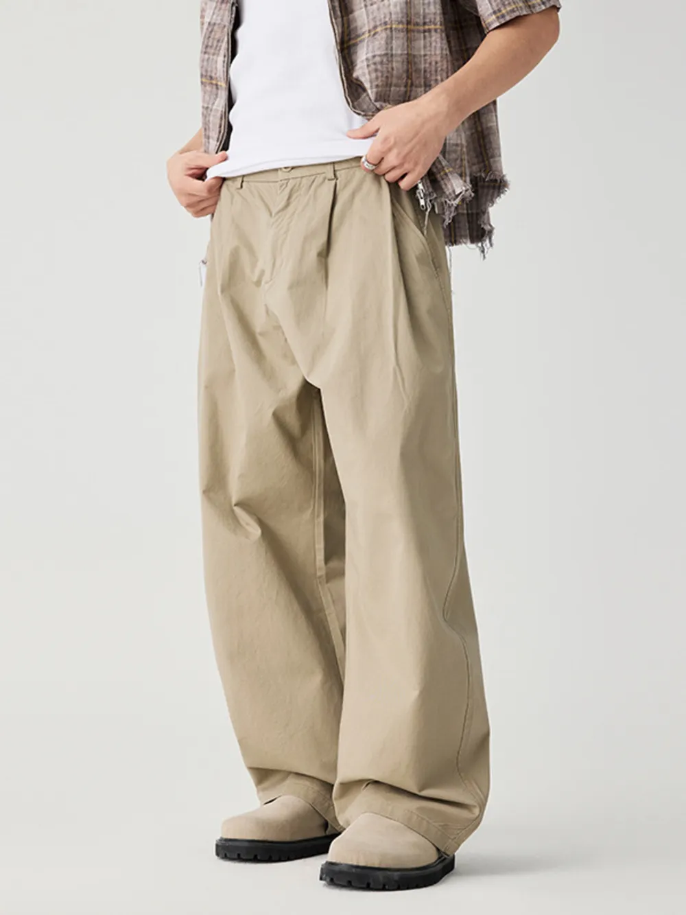 Men's Wide Leg Casual Pants, image 5