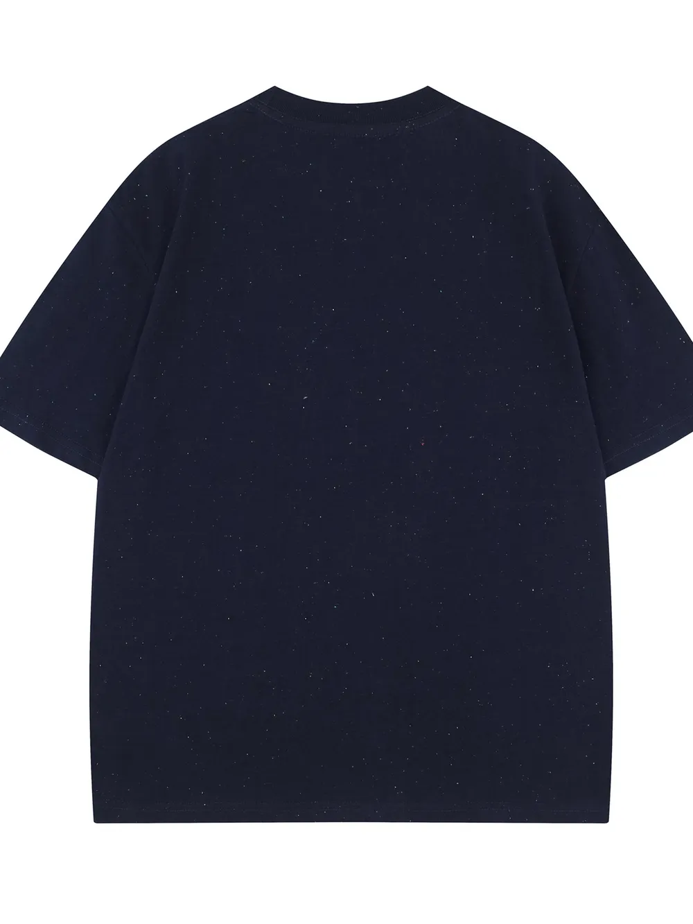 Men's Round Neck Rainbow Text T-Shirt, image 2