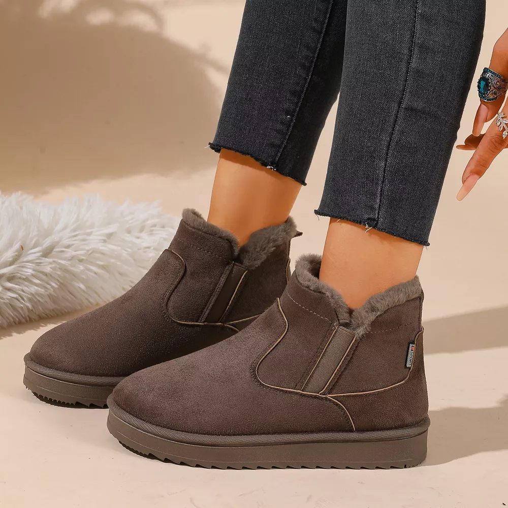 Plush Lined Winter Ankle Boots, image 15