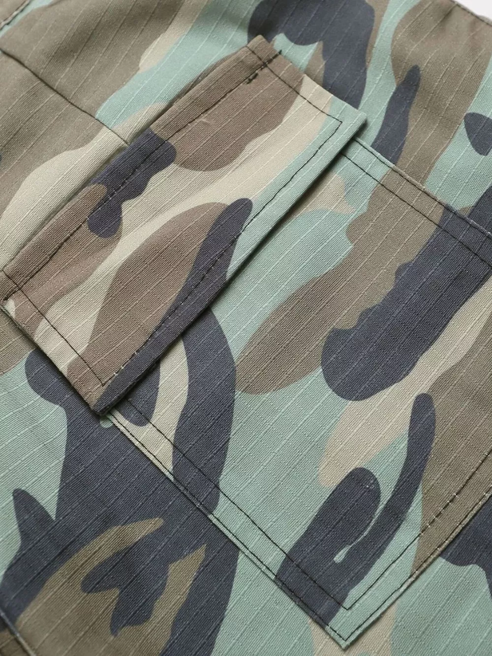 Men's Star Camouflage Cargo Capris, image 5