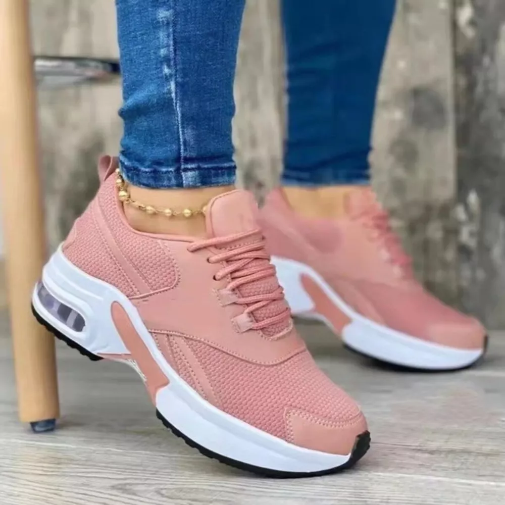 Lace Up Round Toe Sneakers, image 7