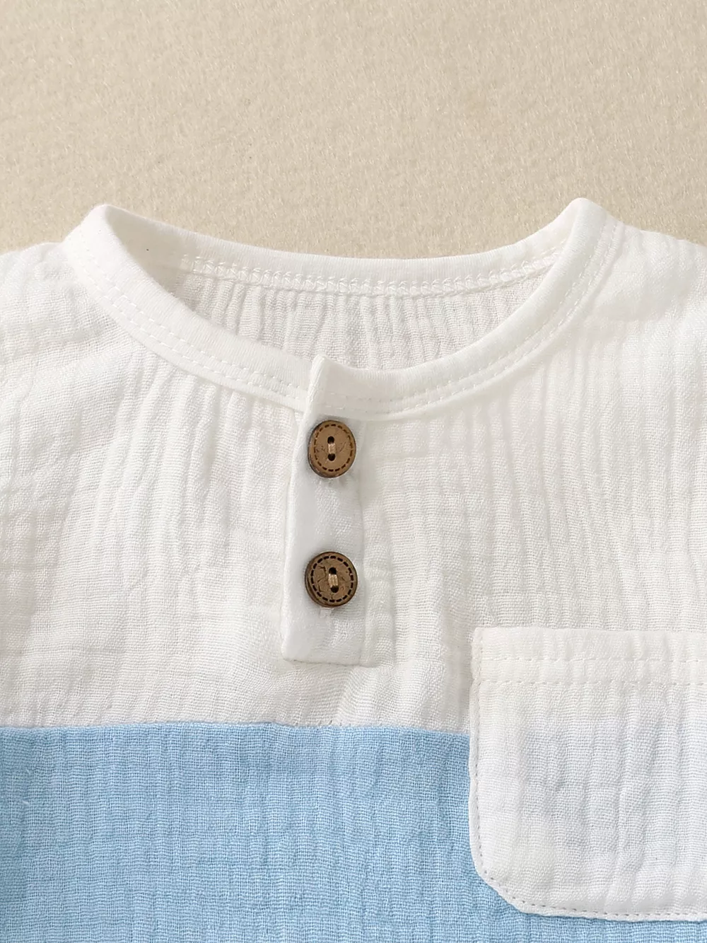 Children's Color Block Top and Shorts Set, image 6