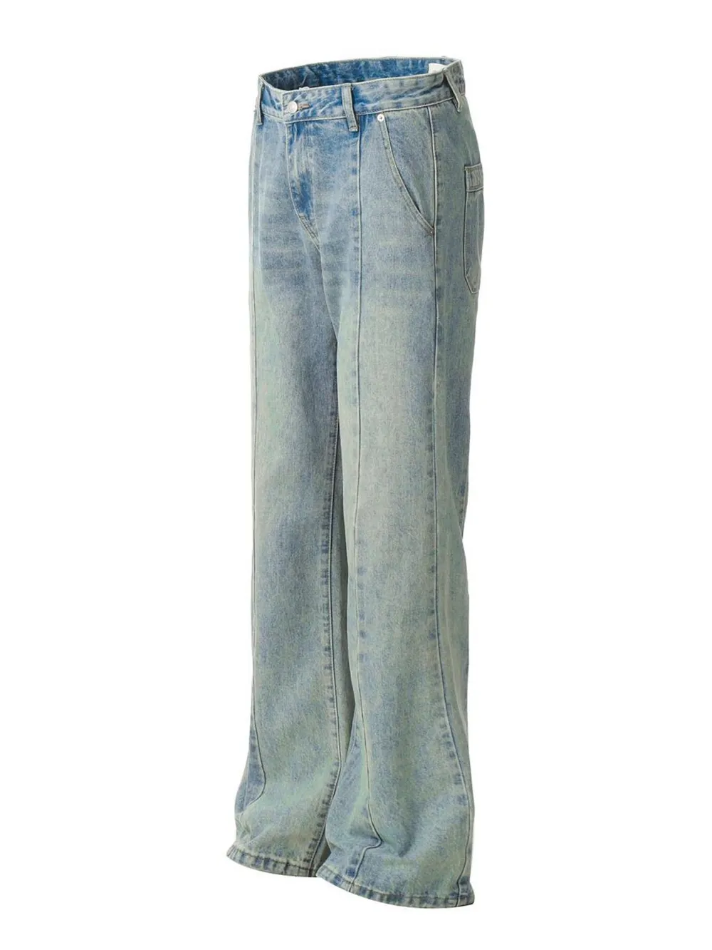 Men's Wide Leg Jeans, image 2