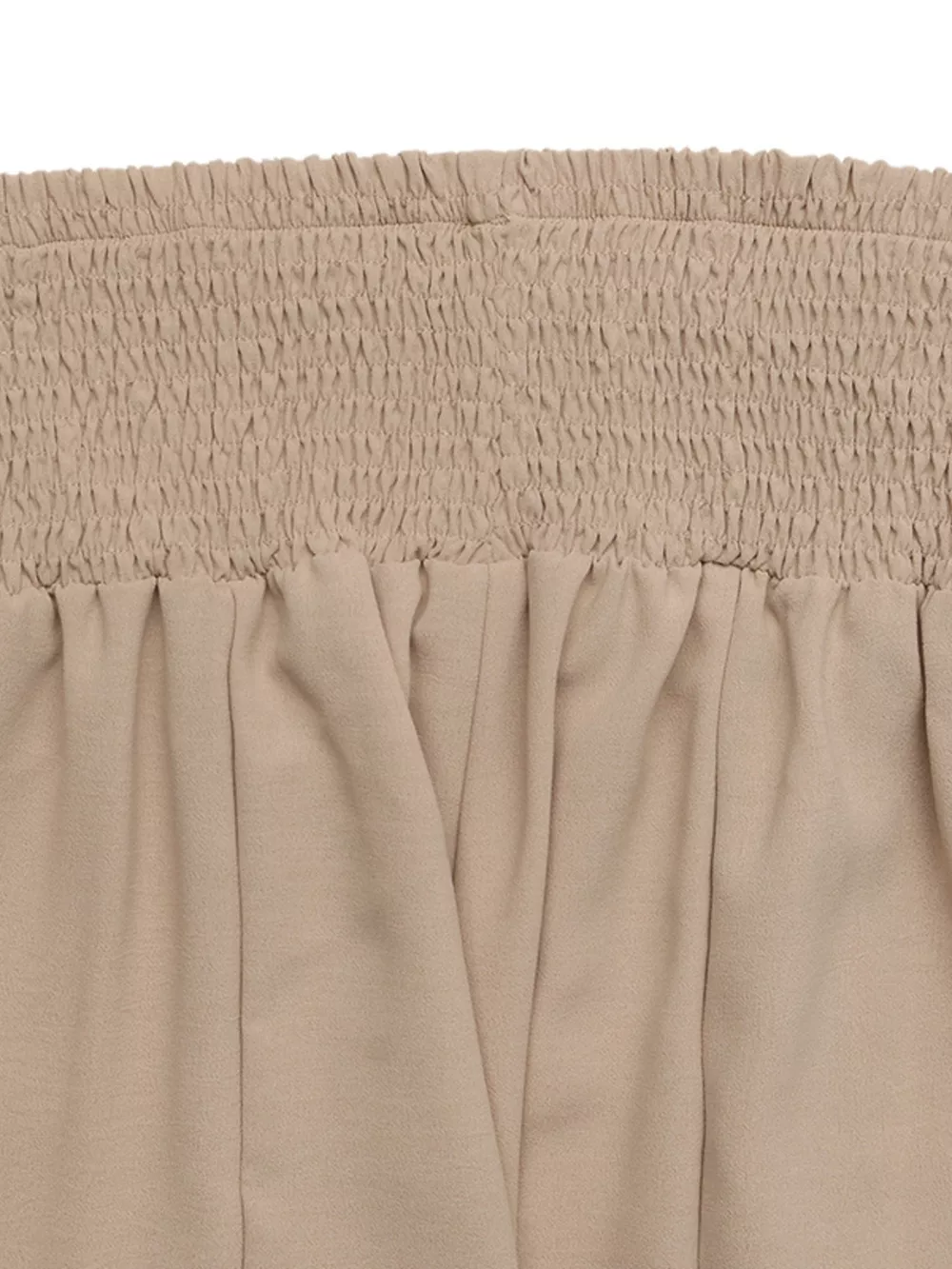 Smocked Waist Wide Leg Pants, image 6