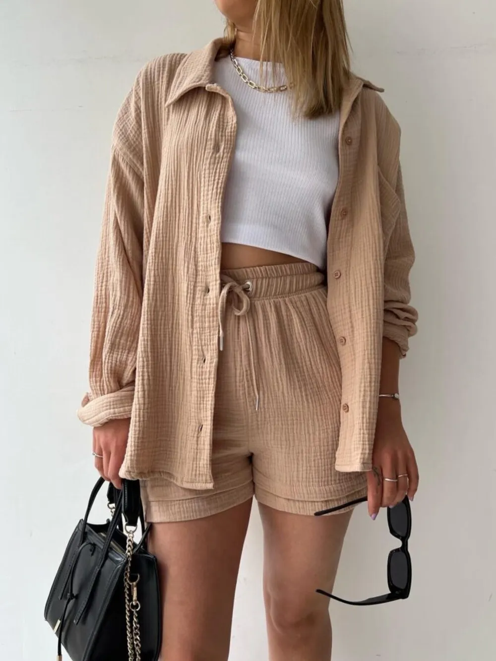 Button Up Shirt and Shorts Set, image 27