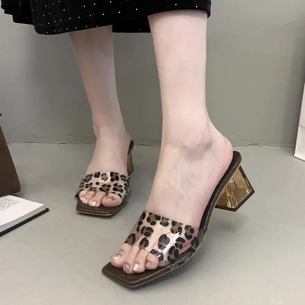 Open Toe Block Heels Sandals, image 6