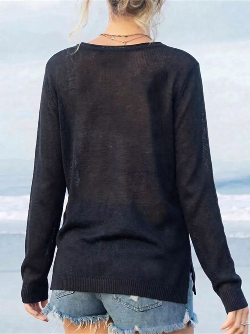 American Flag Long Sleeve Sweater, image 6