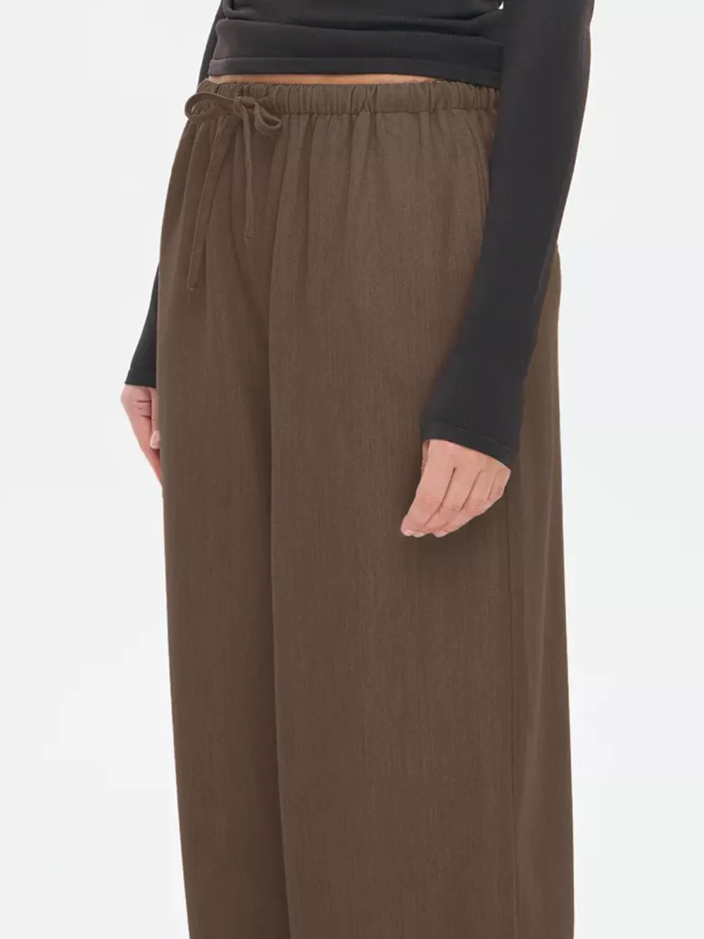Wide Leg Drawstring Pants, image 7