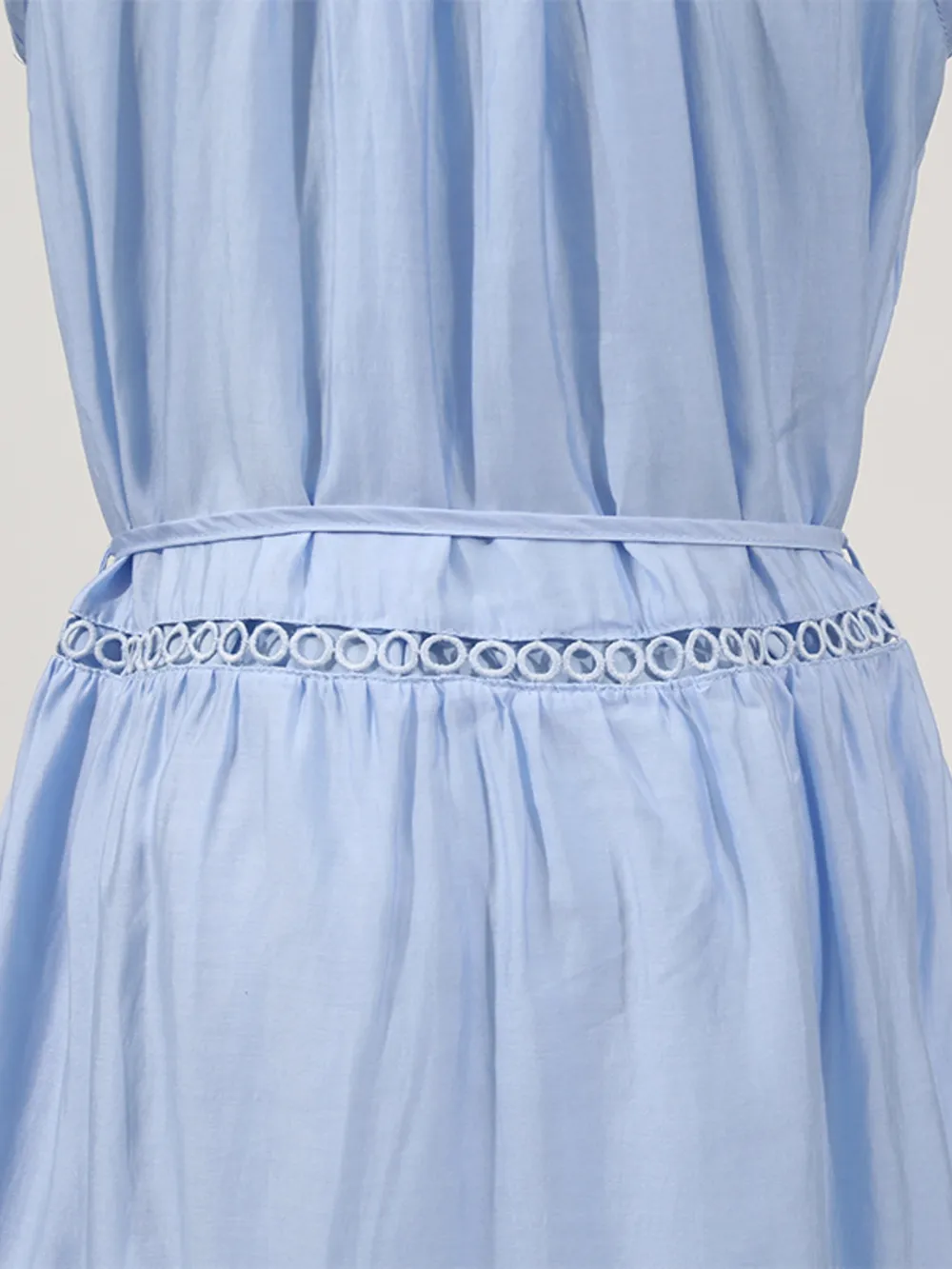 Hollow Out Sleeveless Midi Dress, image 13
