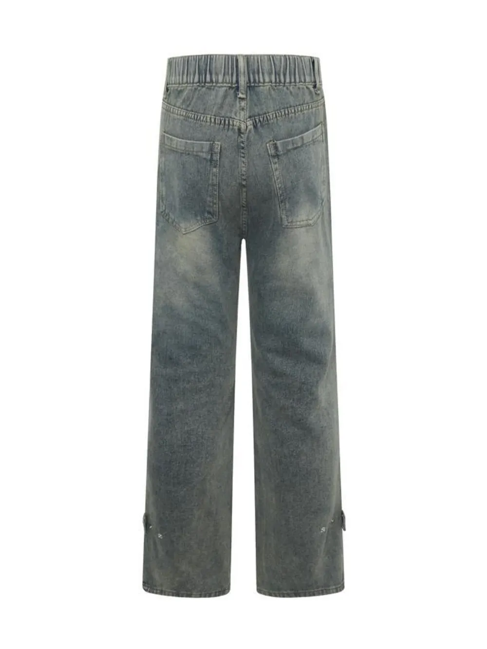 Men's High Waist Wide Leg Jeans, image 6