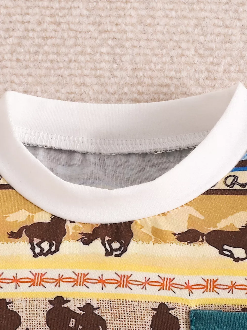 Children's Western Style Tee & Shorts Set, image 2