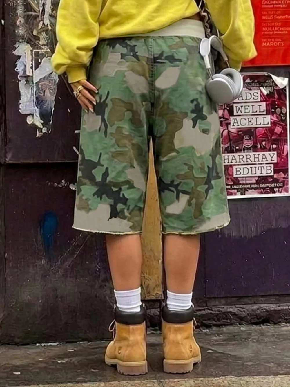 Camouflage Drawstring Shorts, image 5
