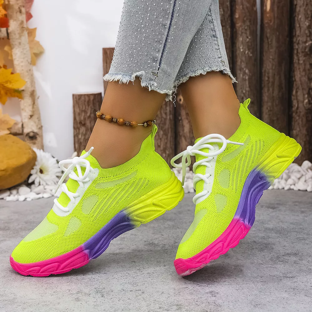 Lace Up Round Toe Sneakers, image 9