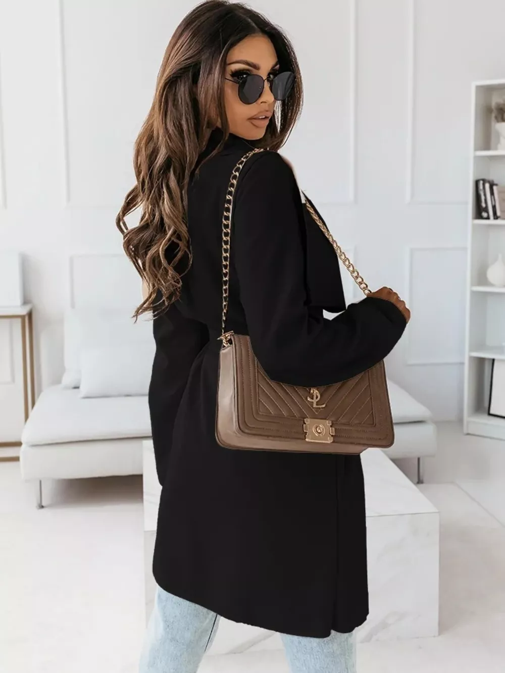Tie Waist Long Sleeve Outerwear, image 12