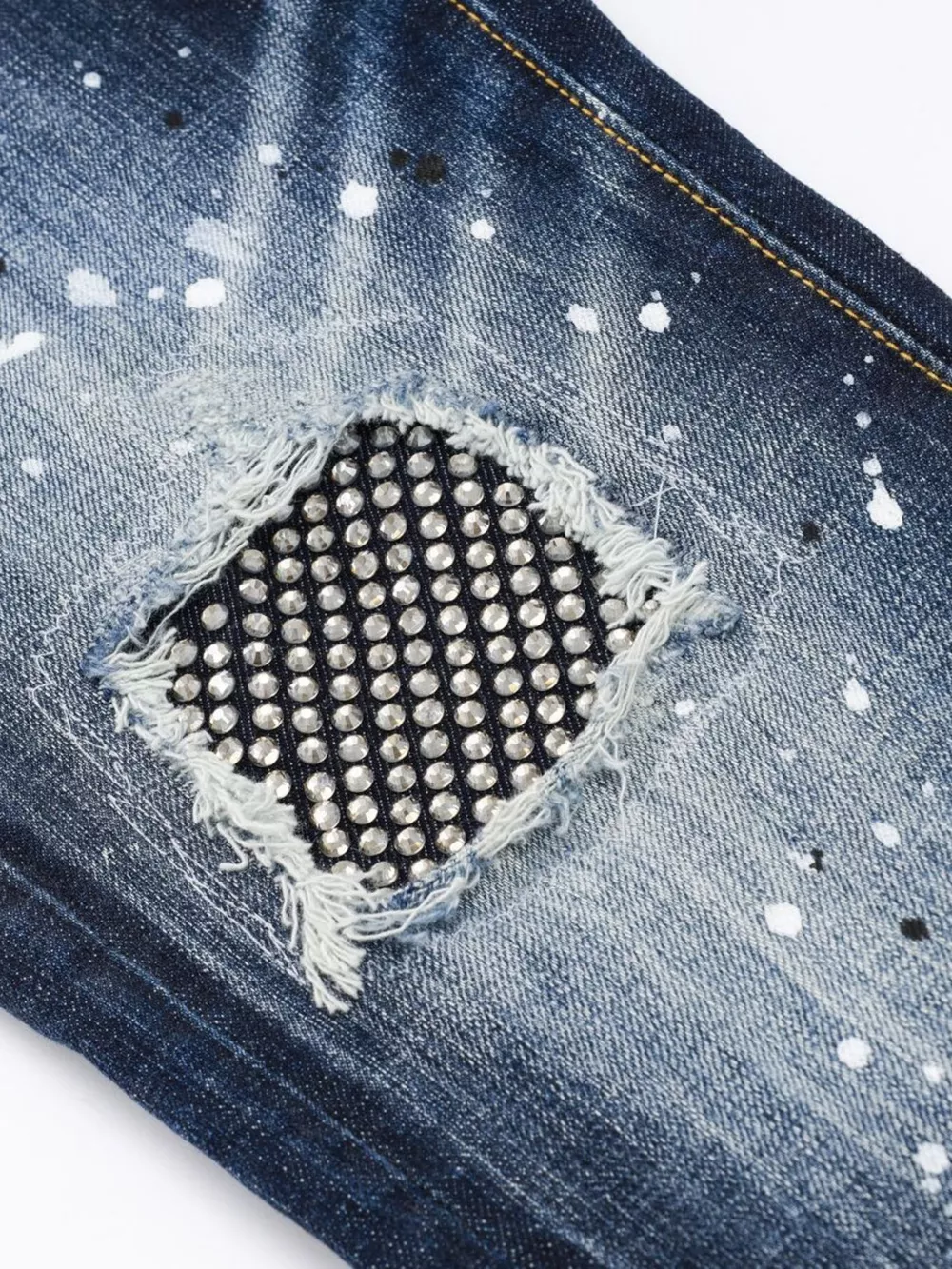 Men's Distressed Slim Fit Jeans, image 4