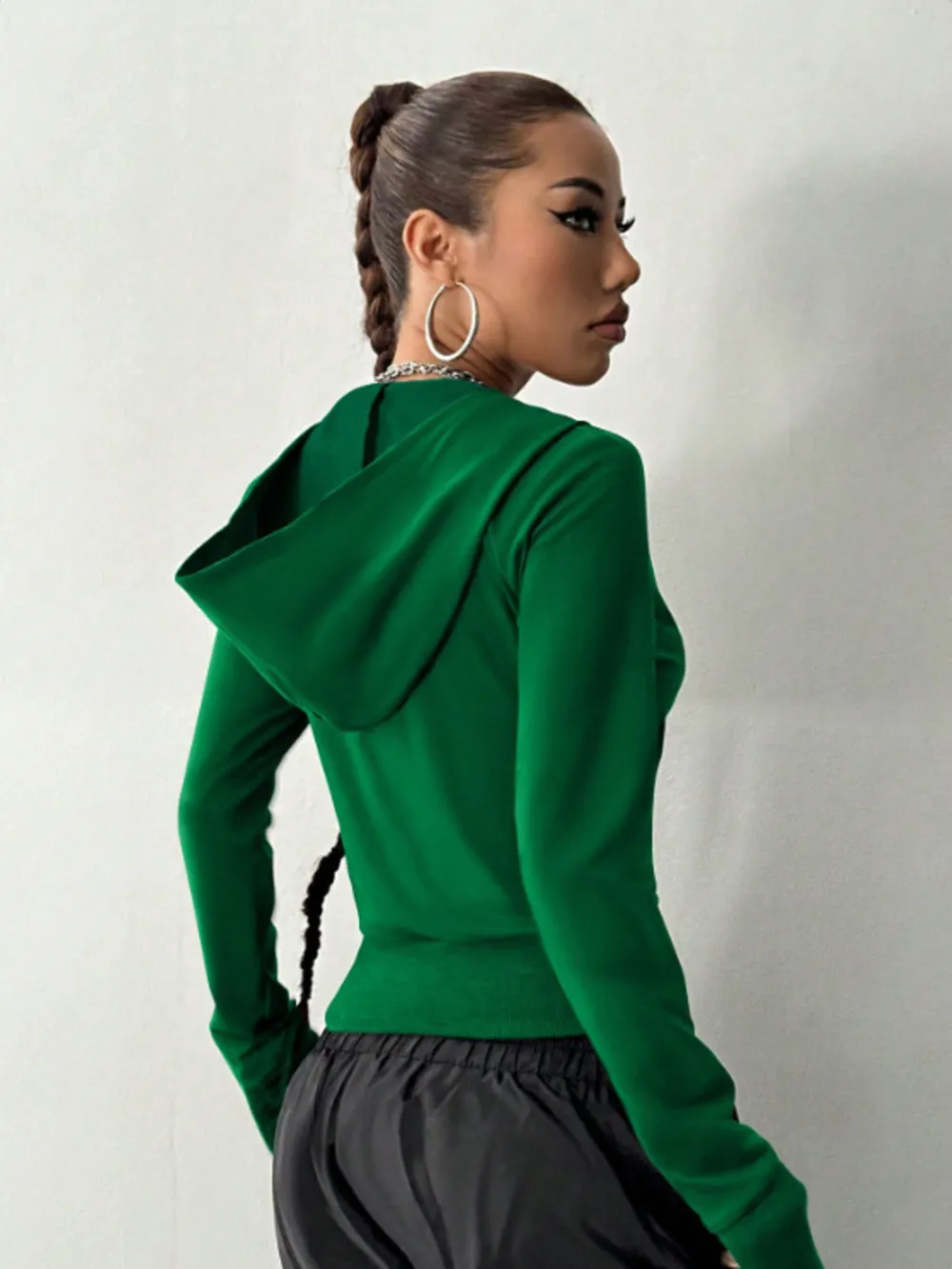 Zip-Up Long Sleeve Hoodie, image 23
