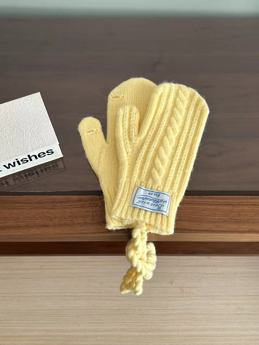 Cable Knit Warm Gloves, image 18