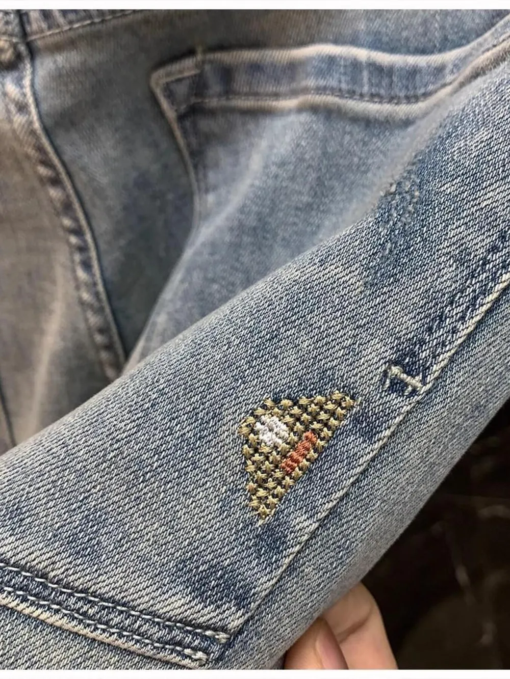 Men's Vintage Washed Distressed Boyfriend Jeans, image 7