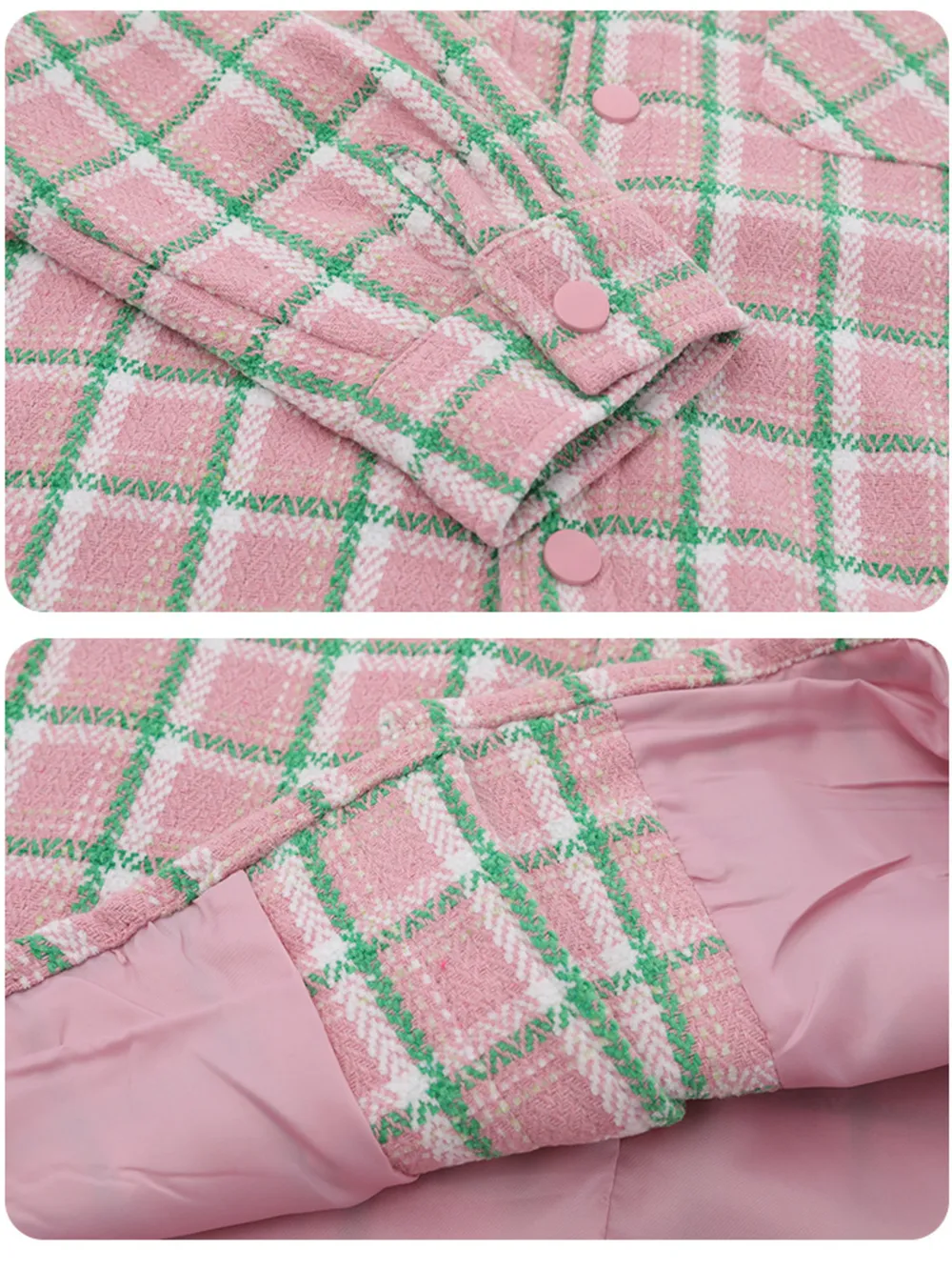 Men's Oversized Plaid Collared Neck Shirt, image 5