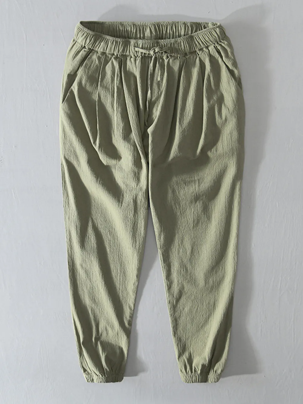 Men's Plus Size Casual Drawstring Joggers, image 4