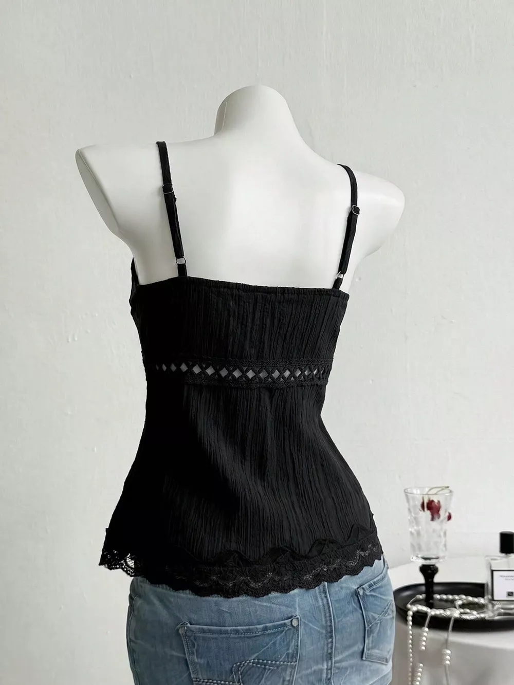 Lace Trim Cami, image 4