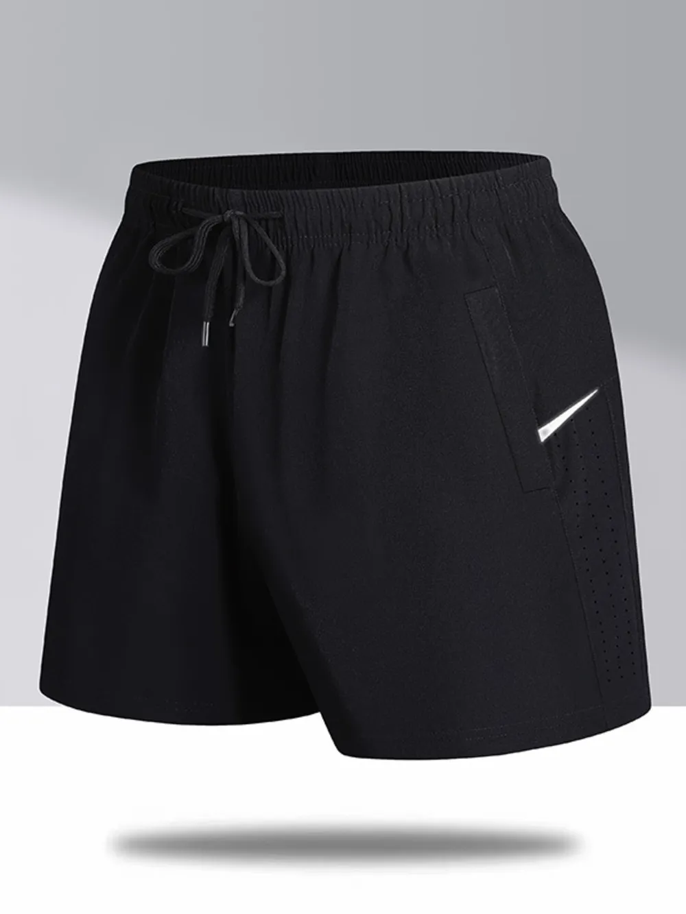 Men's Plus Size Drawstring Shorts, image 5