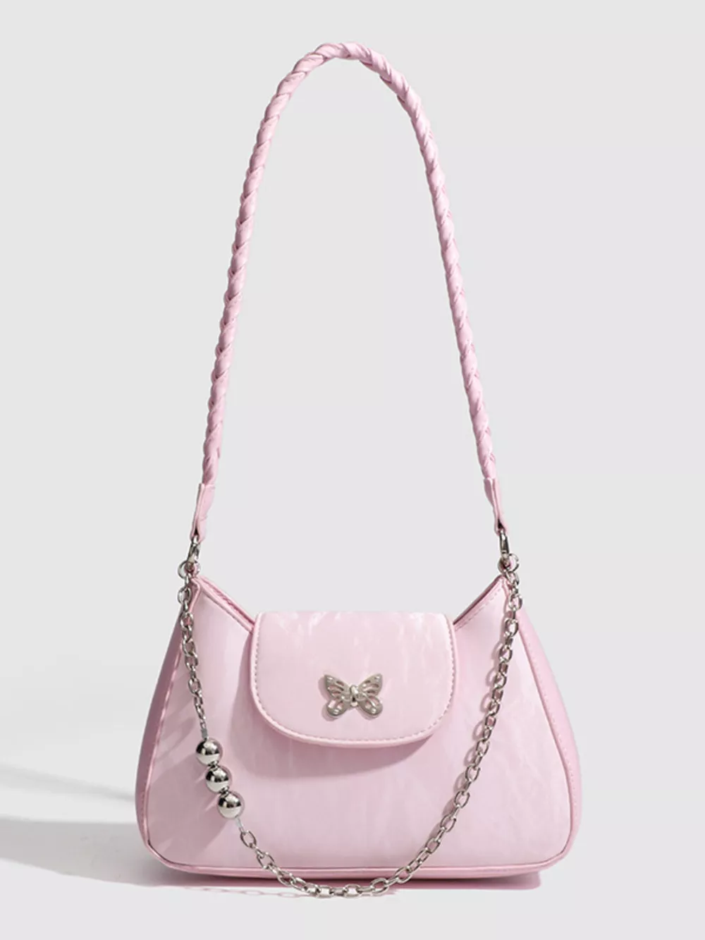 Butterfly Decor Chain Shoulder Bag, image 2