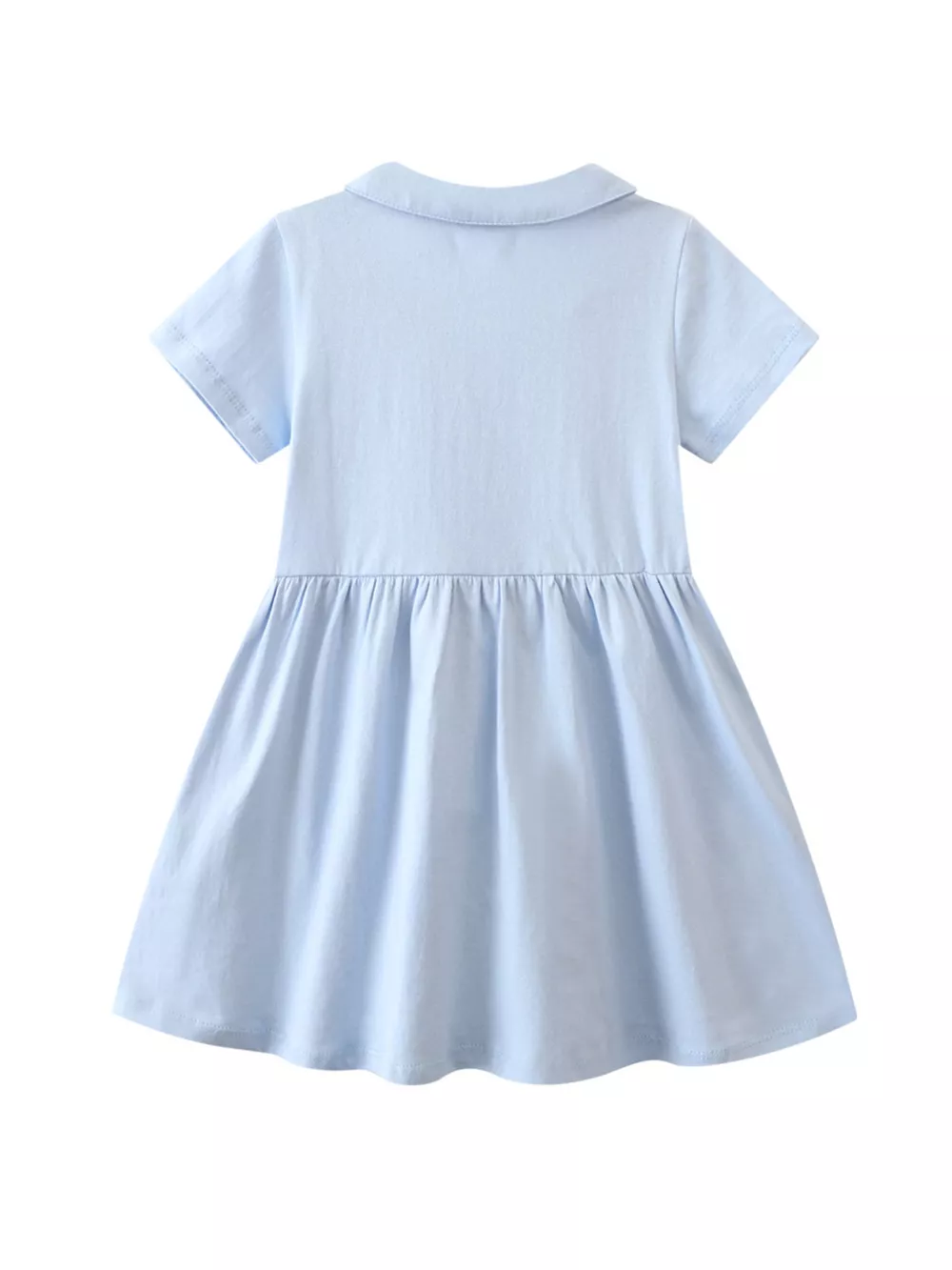 Children's Butterfly Floral Peter Pan Collar Dress, image 4