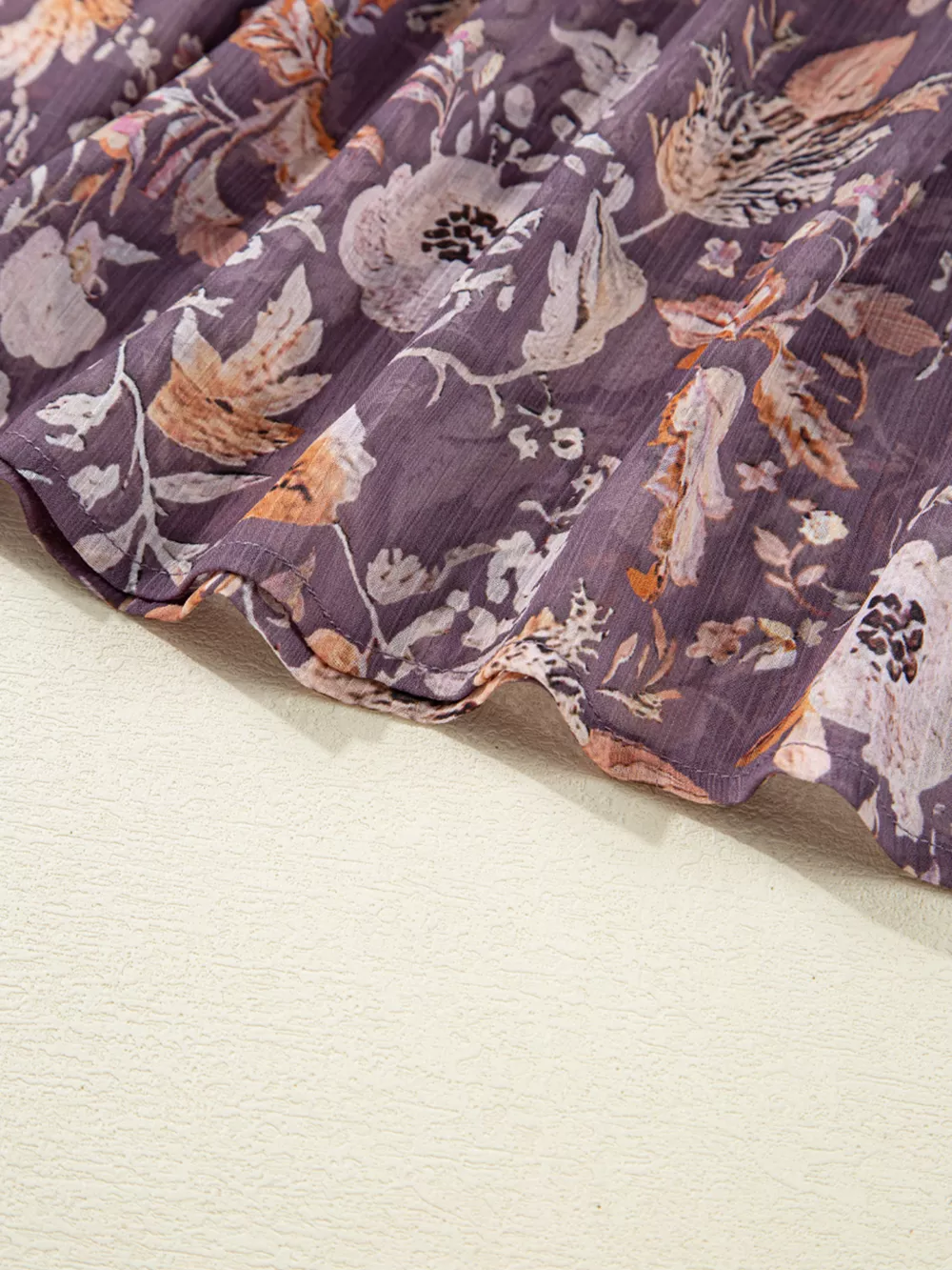 Floral Print Tie Neck Blouse, image 9