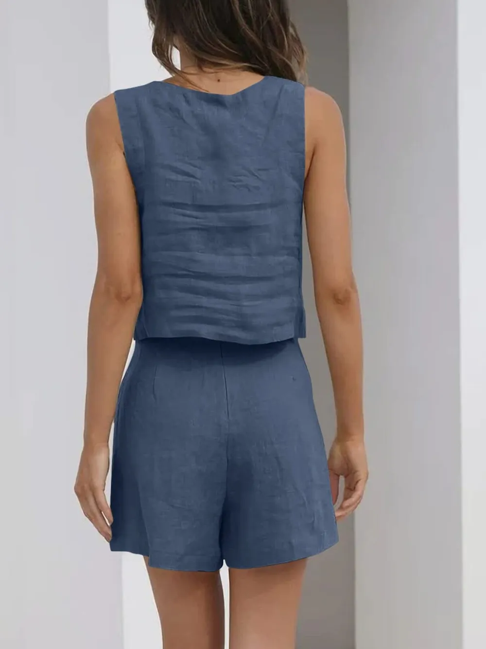 Square Neck Tank and Shorts Set, image 25
