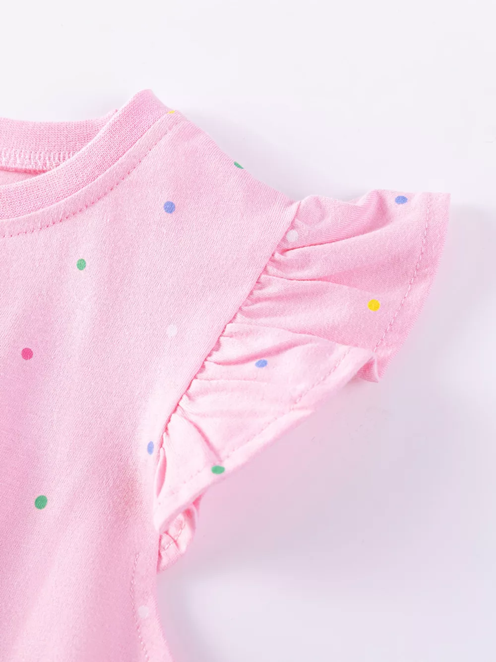 Children's Unicorn Ruffle Sleeve Tulle Dress, image 5