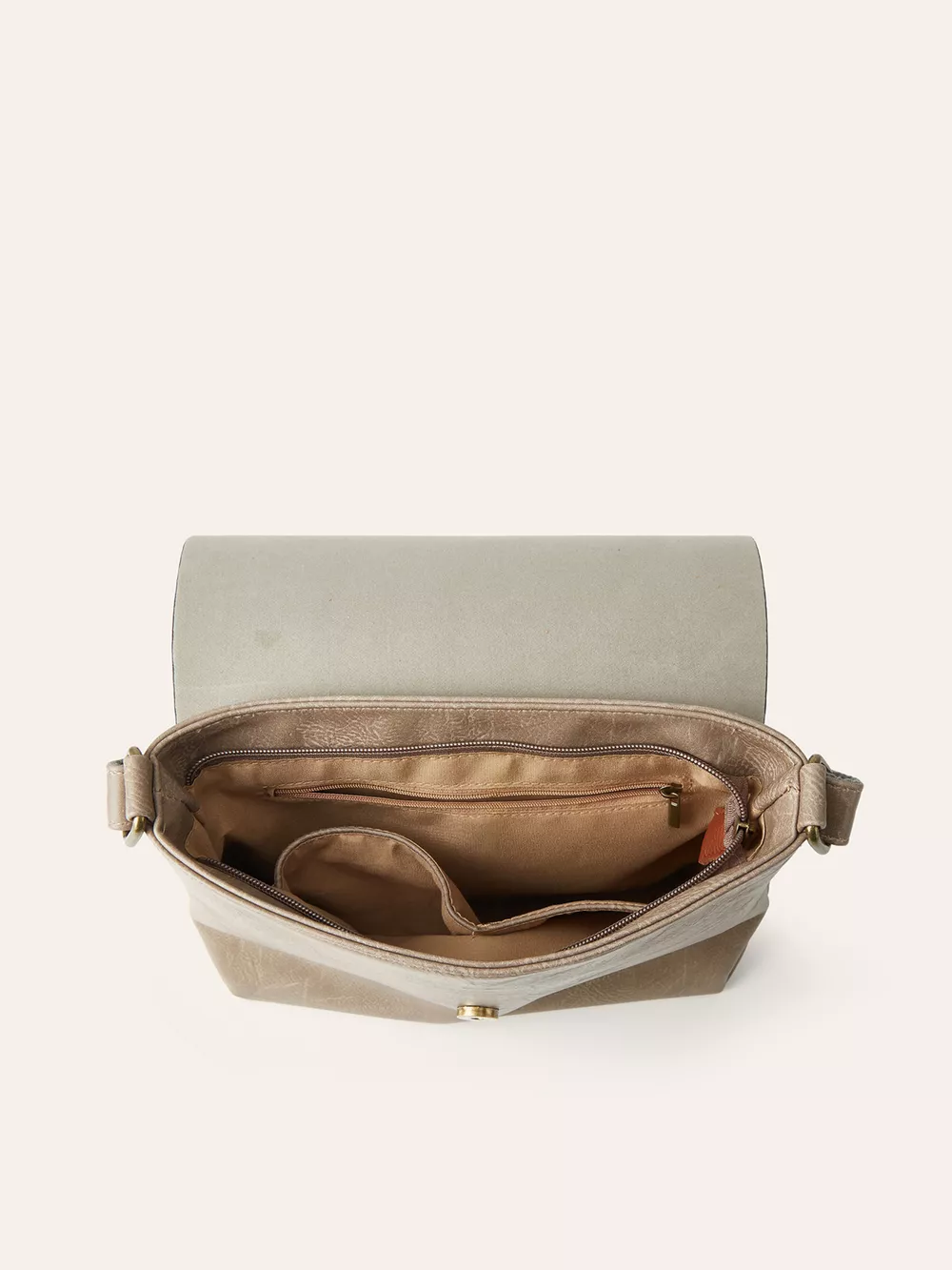 Vintage Buckle Flap Crossbody Bag, image 11