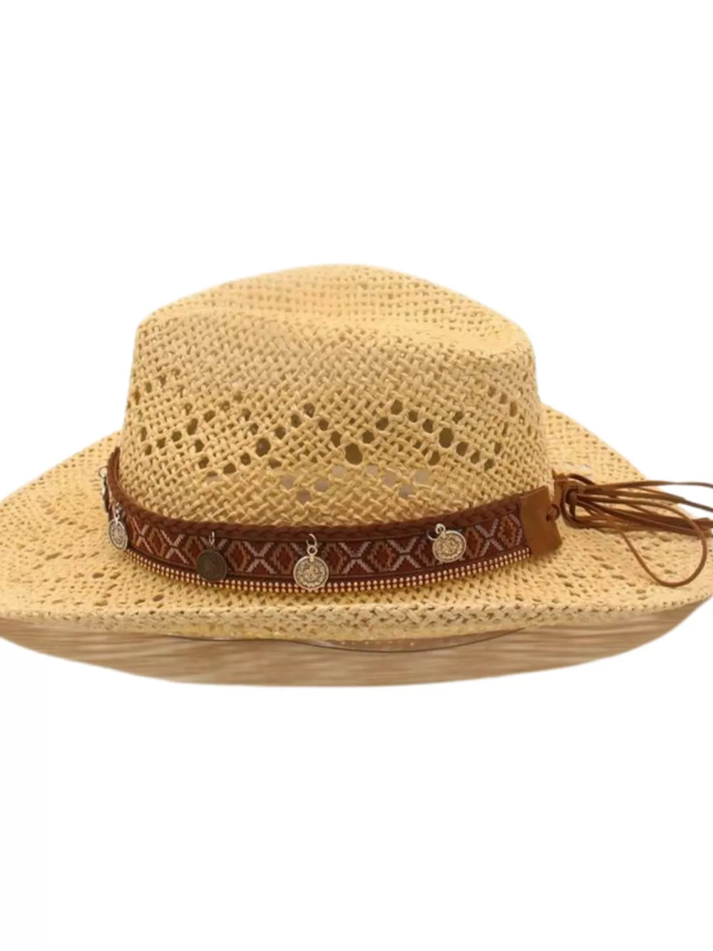 Boho Woven Cowboy Hat, image 5