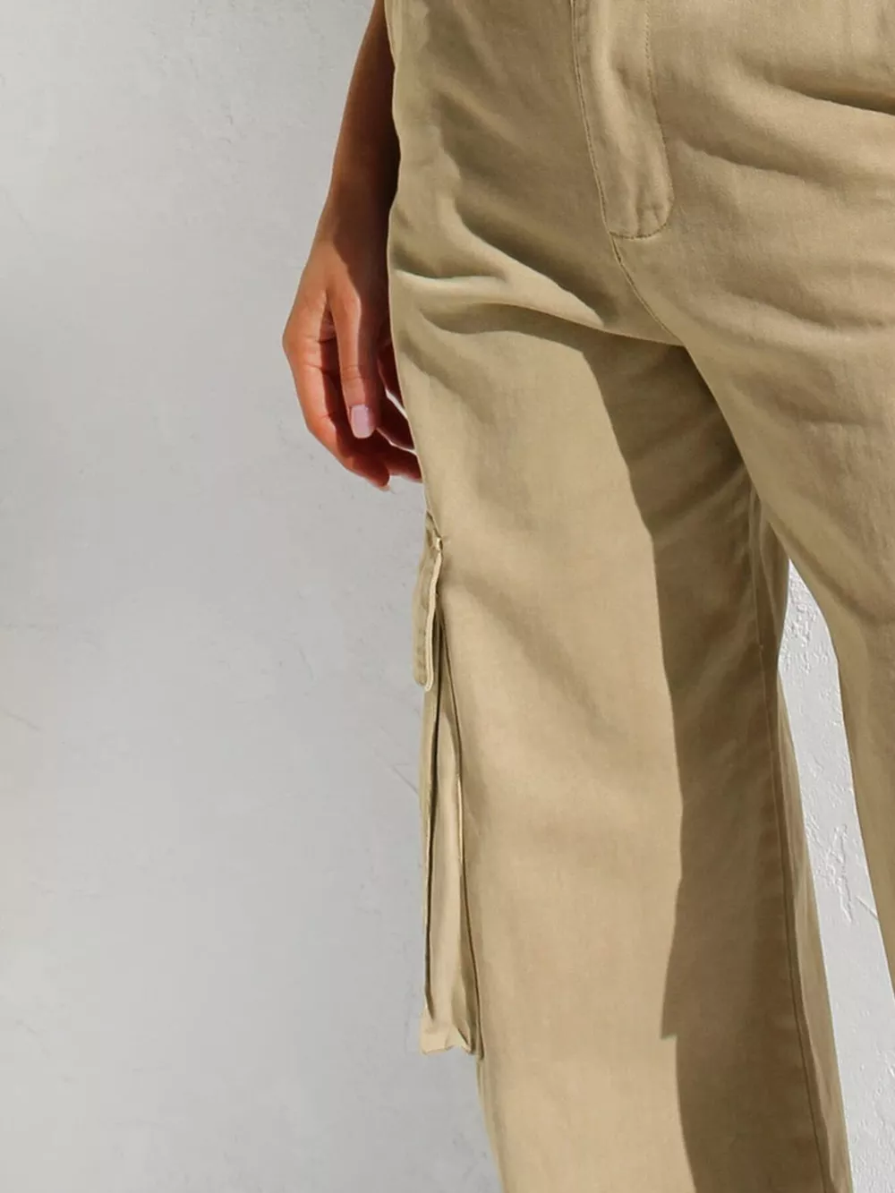 High-Waisted Wide Leg Cargo Jeans, image 20