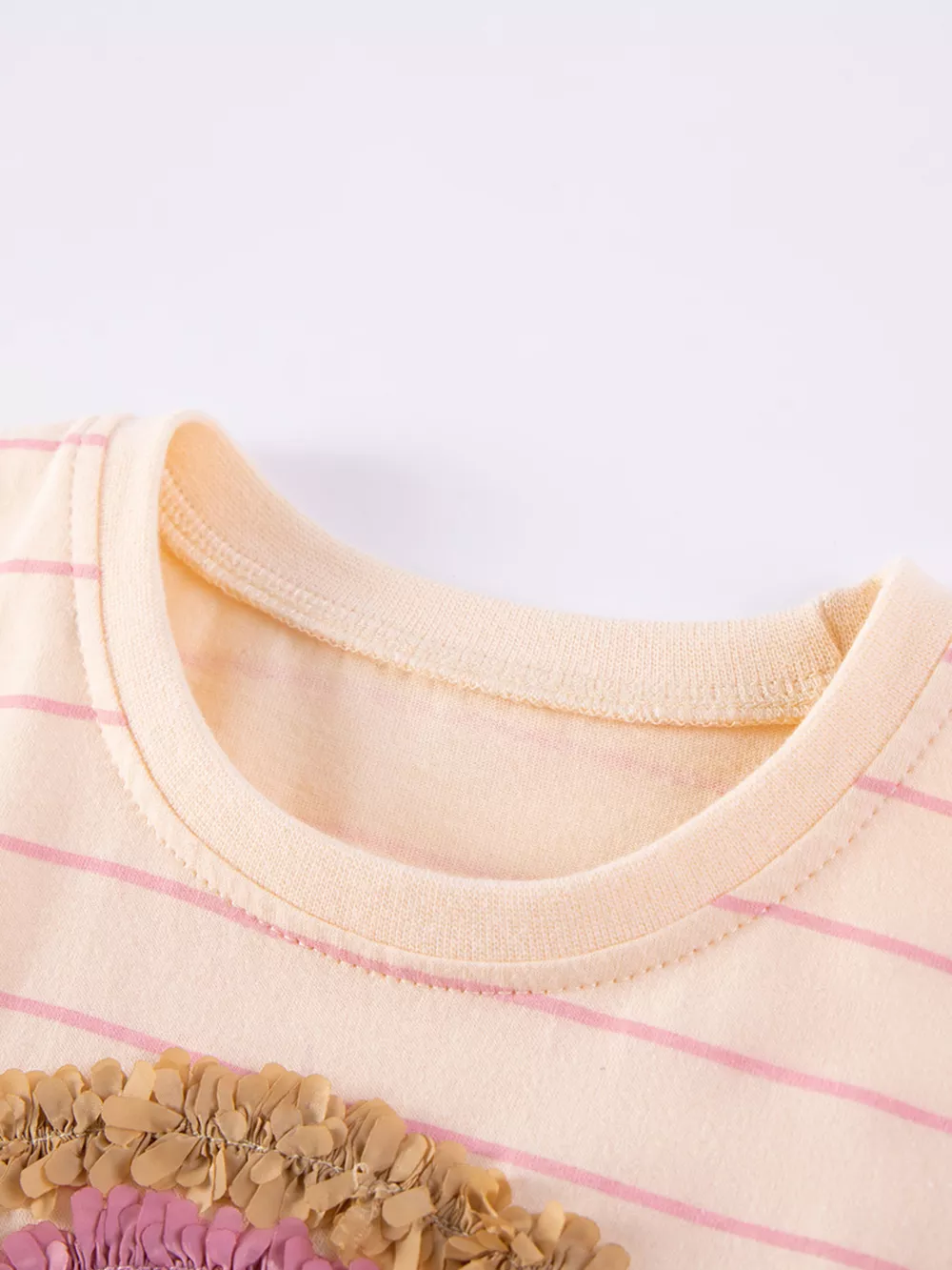 Children's Rainbow Applique T-Shirt and Tulle Skirt Set, image 4